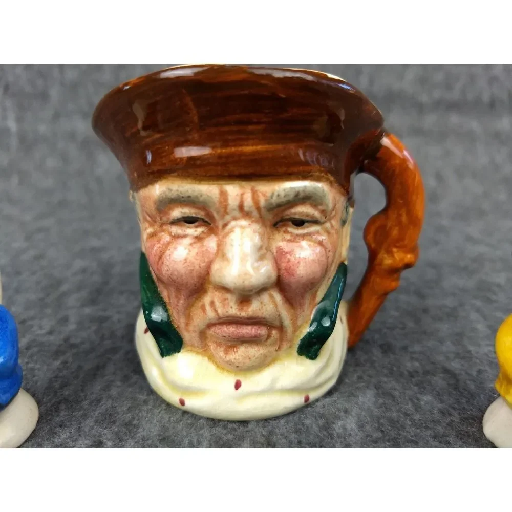 Toby Mug & 2 Miniatures Lancaster Sandland Hand Painted in England Vintage 1949+